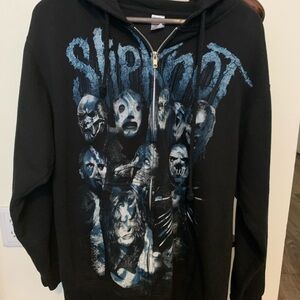 Slipknot Black Graphic Hoodie.  Size Medium